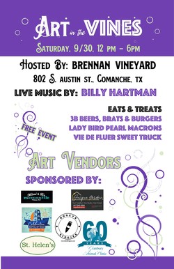 Art in the Vine Pick Up Party Sep